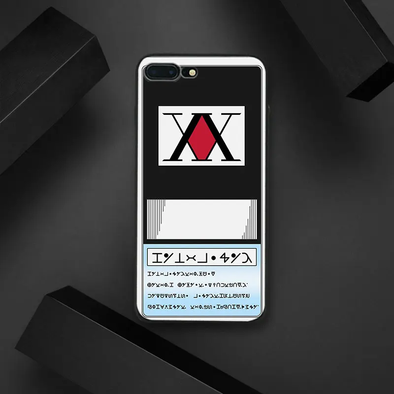 

Creativity HUNTER HUNTER license Pattern Tpu Soft Silicone Phone Case Cover Shell For Apple IPhone 5 5s SE 6 6s 7 8 Plus X 10