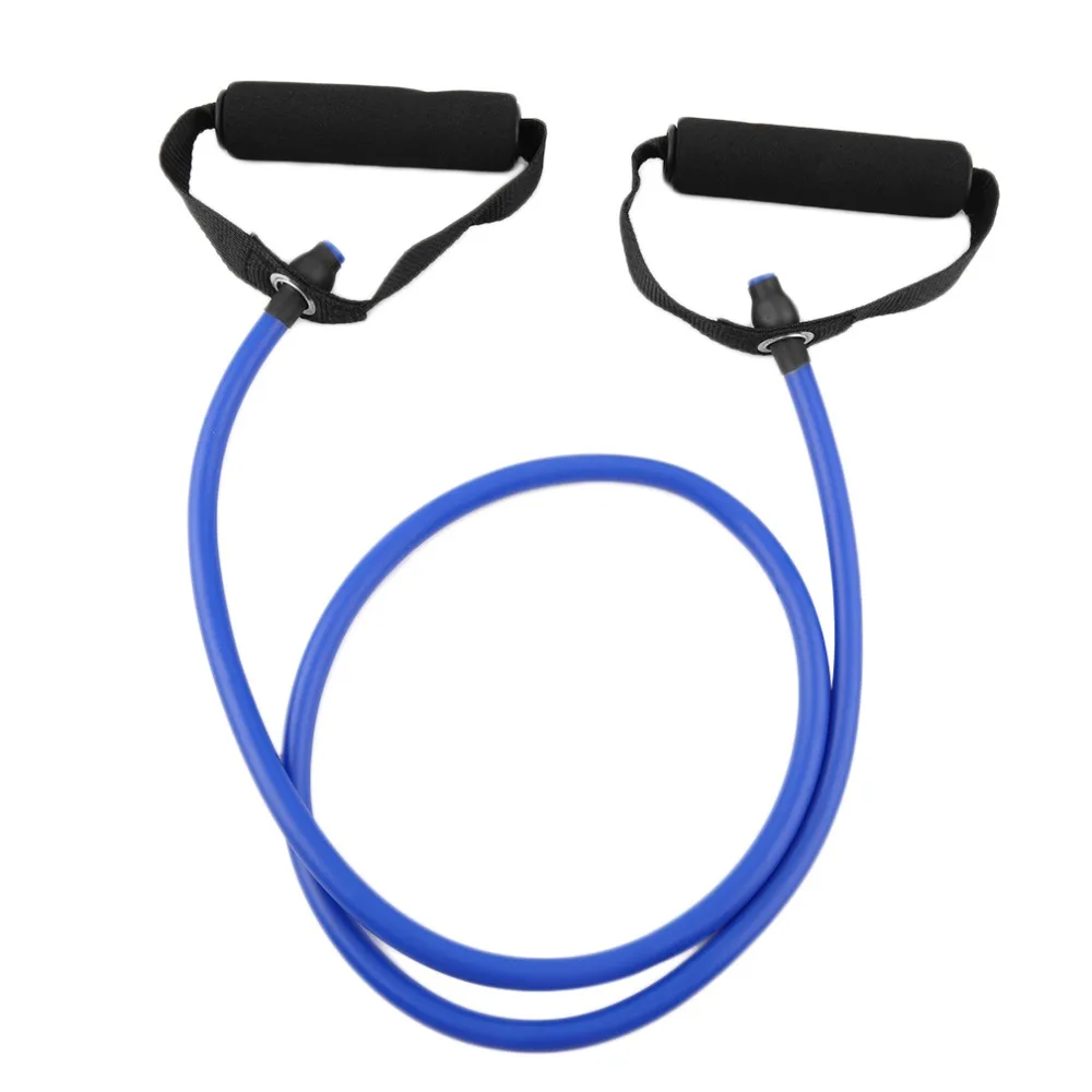 Fitness Resistance Band Rope Tube Elastic Exercise for Yoga Pilates Workout free shipping Fitness Resistance Band Rope Tube Elastic Exercise for Yoga Pilates Workout free shipping