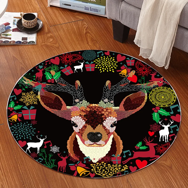 Детский игровой круглый коврик Tapete Infantil детские коврики детские игры коврики для игр Детские Мультяшные животные принт с игрушками коврики tapis