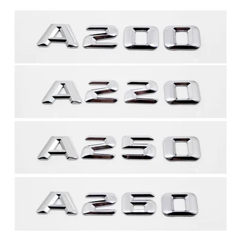 

For Mercedes Benz A Class A200 A220 A250 A260 W168 W169 W176 W210 W212 Cla Chrome Number Letters Rear Trunk Emblem Badge Sticker
