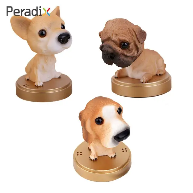 head shaking dog shaking dog bouncing head decoration perfect yellow auto mobile office