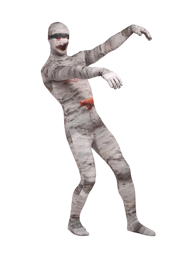 Blood Terrible Unisex Lycra Spandex Multicolor Zentai Suits Halloween cosplay costume