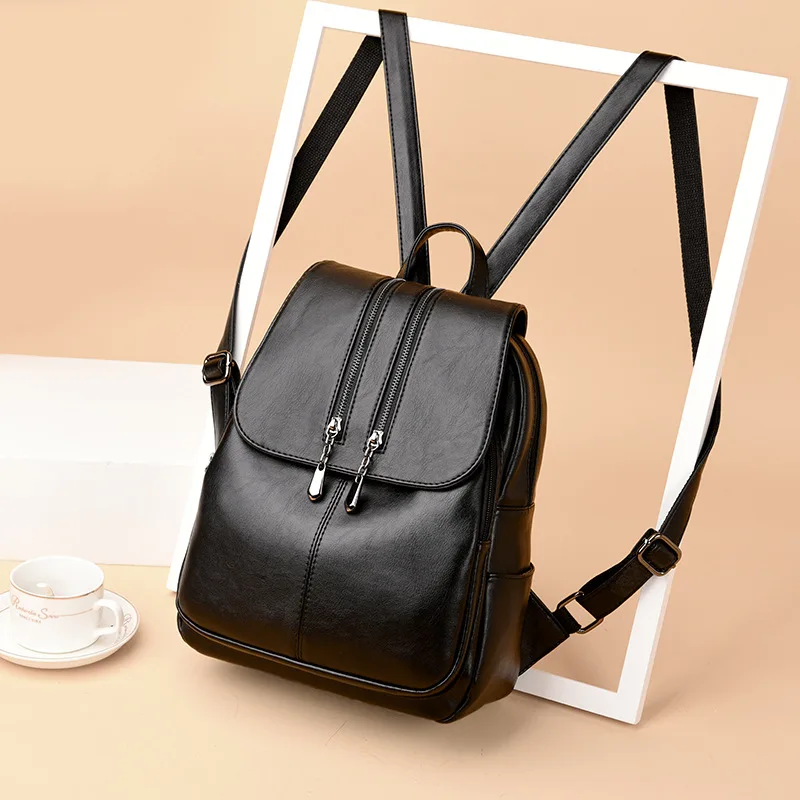 

HOT Brand New Laptop Backpack Women Leather Luxury Backpack Women Fashion Backpack Satchel School Bag Pu