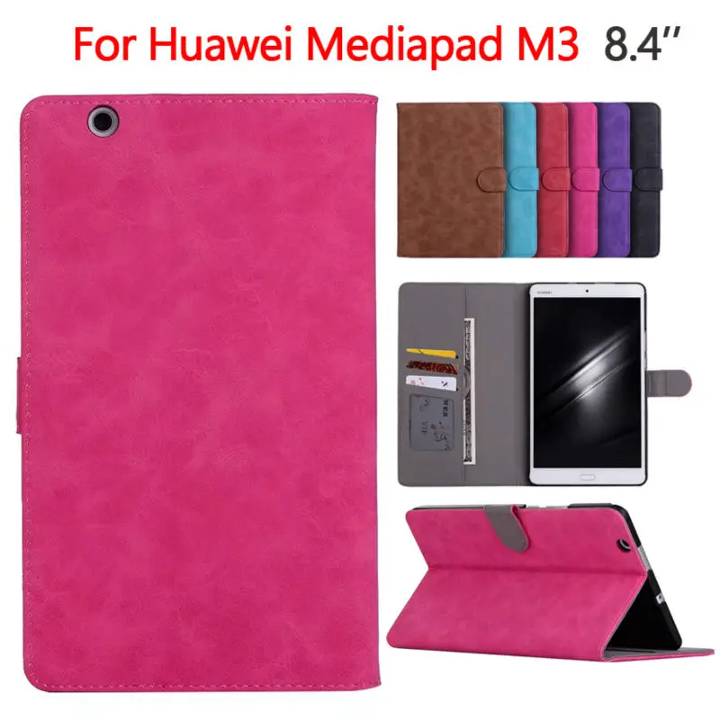 

MediaPad M3 Flip PU Leather Tablet Case Cover Fundas For Huawei Media Pad M3 8.4 inch BTV-DL09 Slim Protective Stand Wallet Case