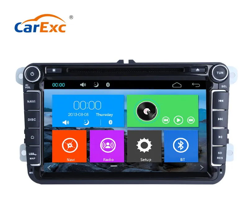 

Car Multimedia Player GPS 2 Din For VW/POLO/PASSAT B6/golf 5/Skoda/Octavia/SEAT/LEON Radio Capacitive Touch Screen DVD SD USB