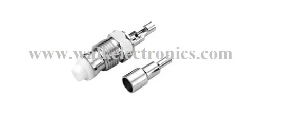 

female FME connnector, FME female straight for RG174 cable, RG316 cable, LMR100 cable, crimp type, 50ohm
