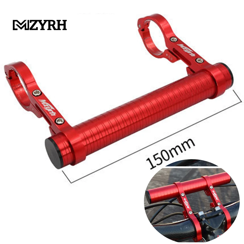 MZYRH Bicycle Handlebar Extended Bracket Bike Headlight Mount