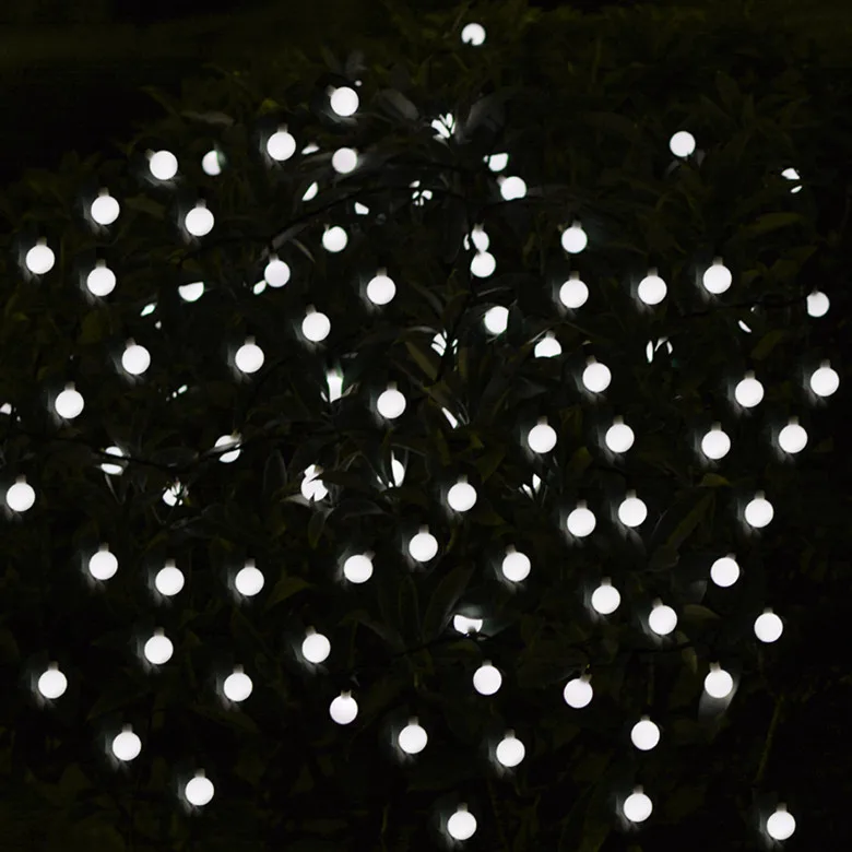 Солнечный Глобус 50 светодиодный шар струнный светильник s Солнечная энергия патио светильник s Рождественский светильник ing для дома сада лужайки вечерние украшения