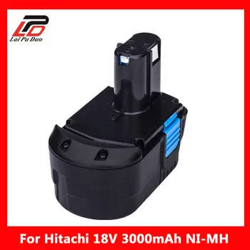 

Rechargeable Power Tool Battery 18V 3000mAh NI-MH For Hitachi Drill: EB1820 EB1812 EB1814 EB1826HL EB1830H EB1833X EB18B 322437