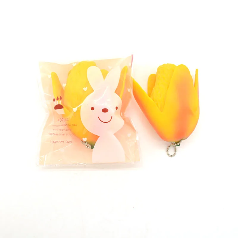 7 5 см новые милые фрукты манго мочи мультфильм Squeeze эластичный Kawaii Распаковка