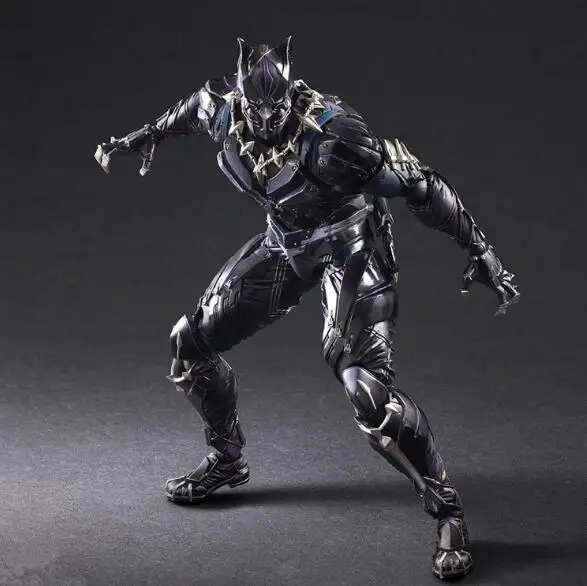 PLAY ARTS 27 см Marvel Мстители Черная пантера супер герой ПВХ фигурка модель игрушки