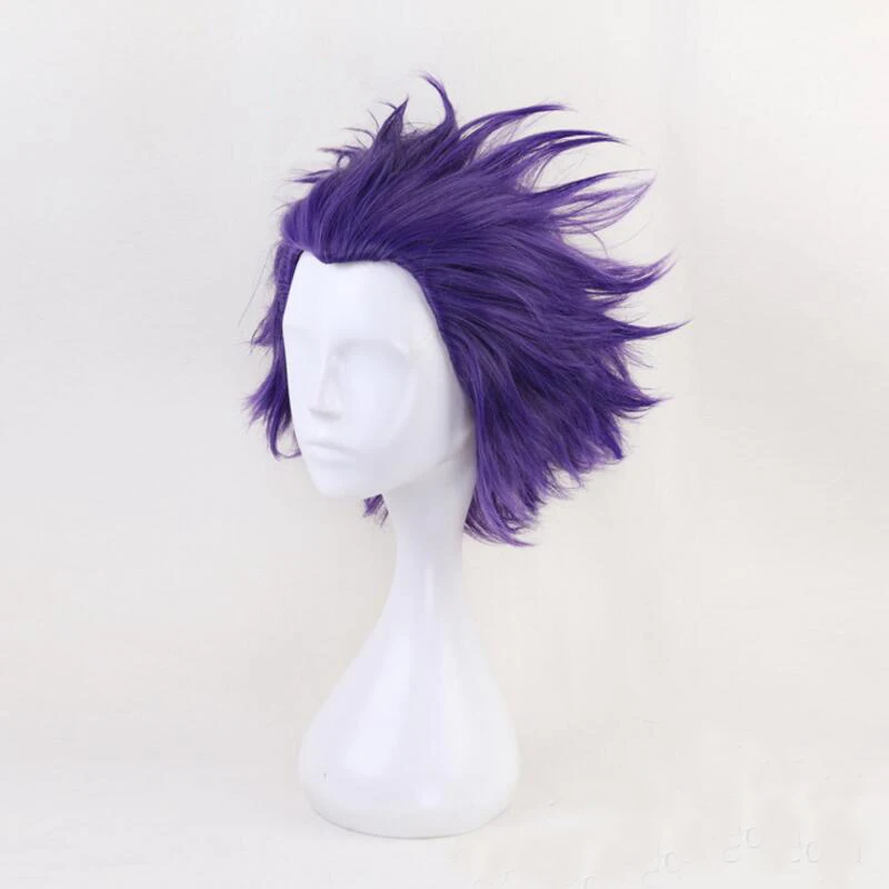 My Hero Academy Shinsou Hitoshi Shinso фиолетовый короткий парик косплей костюм Boku no Hero Academy термостойкие волосы мужской парик