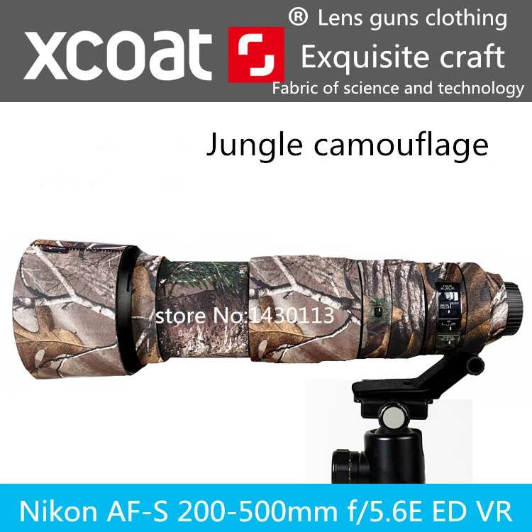 カメラレンズコート迷彩用ニコンaf S 200 500ミリメートルf 5 6e Ed Vrレンズカモ保護カバージャングル迷彩 Lens Coat Camouflage Lens Coatcamera Lens Coat Aliexpress