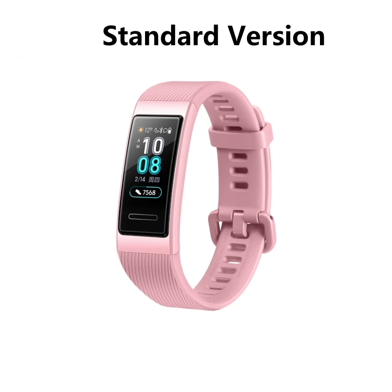 Смарт-браслет huawei Band 3 pro с цветным экраном и gps для плавания - Цвет: Standard Version Pin