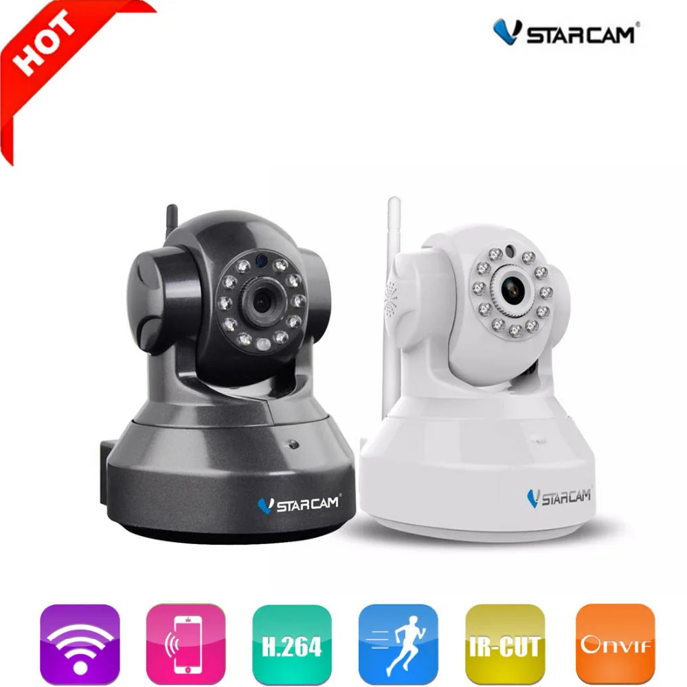 bilder für Original VStarcam C37A HD 960 P Drahtlose Ip-kamera Wifi P2P WiFi Cctv-kamera Pan/Tilt Webcam Indoor CCTV IP Kamera Schwarz oder Weiß bilder für Original VStarcam C37A HD 960 P Drahtlose Ip-kamera Wifi P2P WiFi Cctv-kamera Pan/Tilt Webcam Indoor CCTV IP Kamera Schwarz oder Weiß