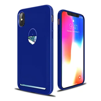 

Soft TPU Phone Case with Card Slot Pocket For iPhone X XS 6 6S Ultra Thin Design Gel Case Back Cover with Package New