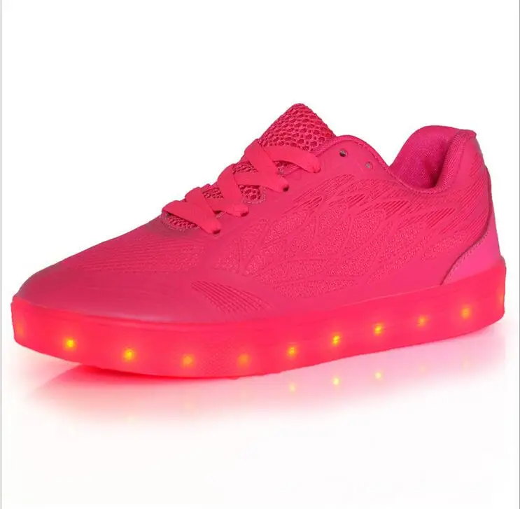 Led Shoes Trainers Light Up Shoes Tenis Feminino Lighted Casual Shoes For Adults 2016 Usb Rechargeable