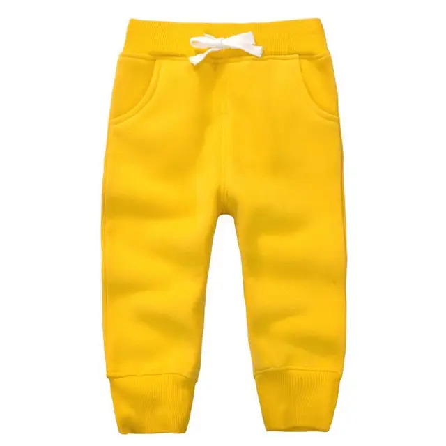 2017 New Baby Warm Pants Baby Boy Clothes Fleece Trousers Baby Girls