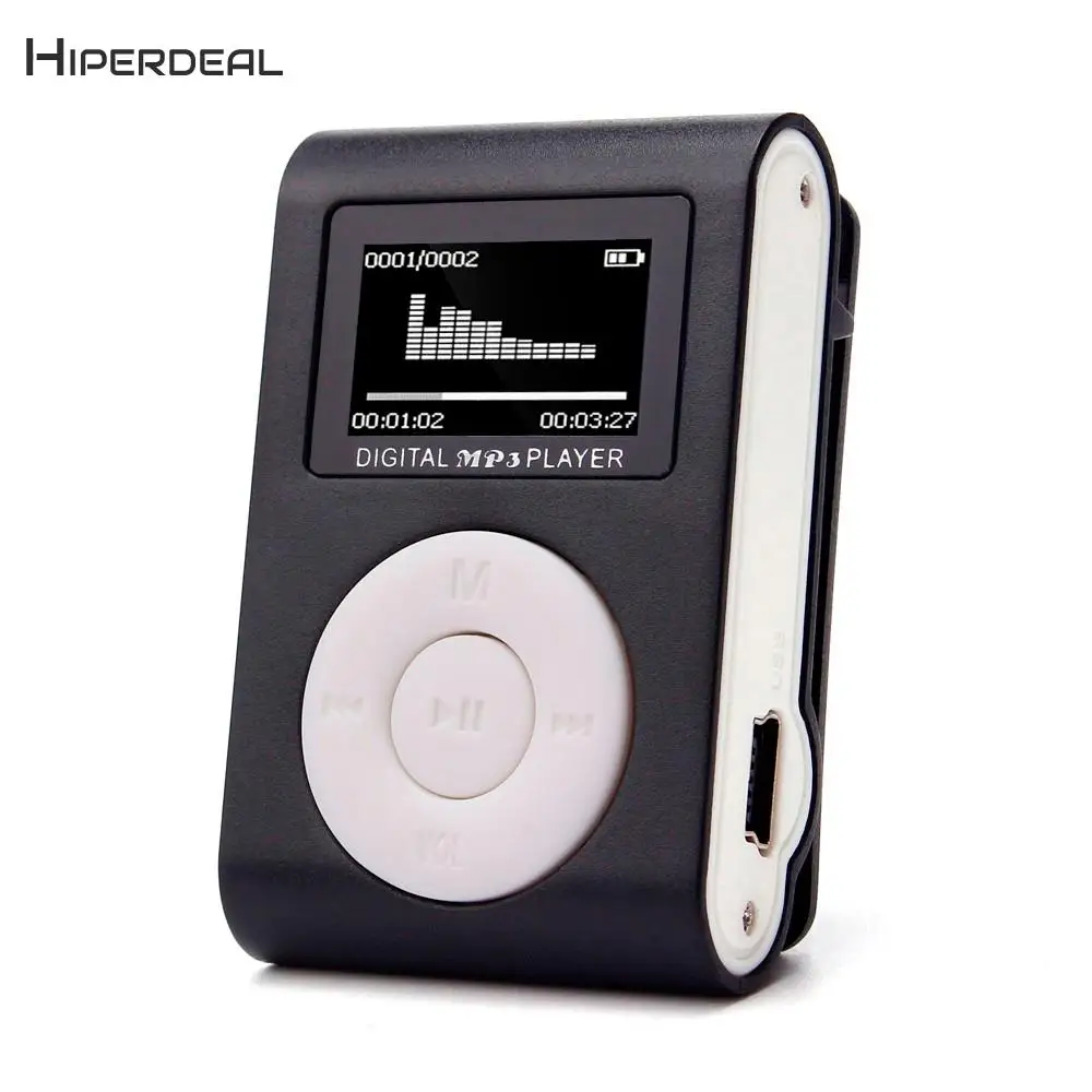 HIPERDEAL модный MP3 плеер модули музыкальный медиа клип портативный ЖК-экран Поддержка 32 Гб микрофон SD TF карта плеер для бега QIY06 D23