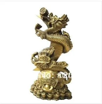 

Chinese Dragon bronze statue flying dragon statue
