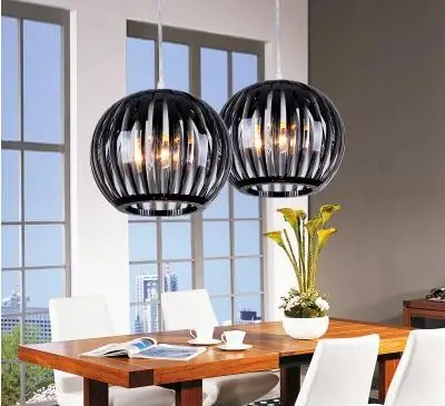 Günstig Moderne minimalistischen kunst Acryl anhänger leuchte DIY bunte kürbis topf home deco shop abschnitt hotel anhänger lampe