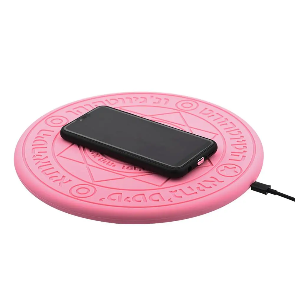 

Universal Magic Circle Qi Wireless Charger Quick Charging Pad for iPhone Huawei Universal Magic Circle Qi Wireless