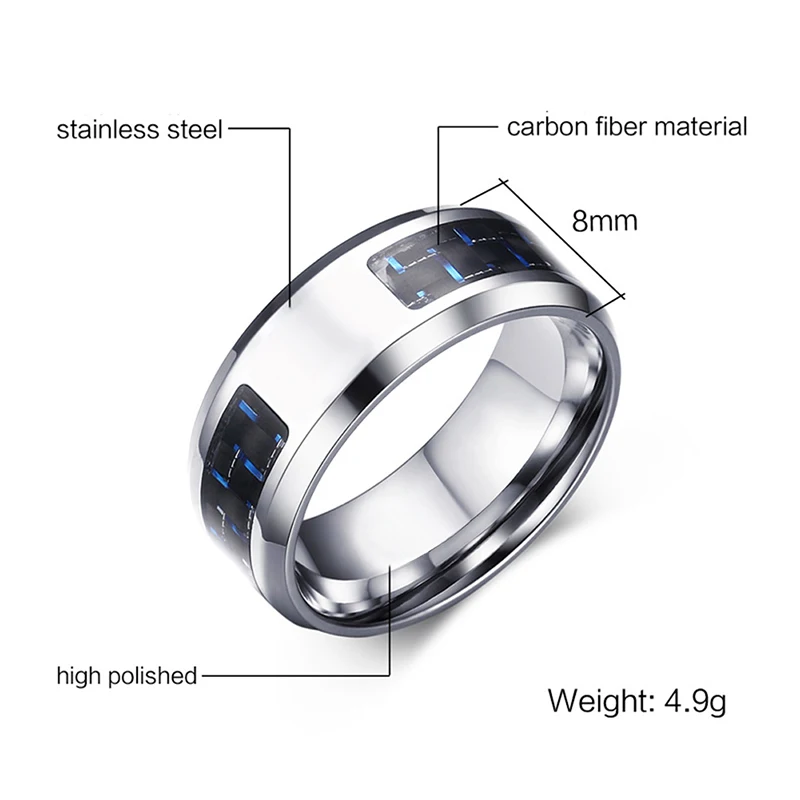 Charm Men's Ring Silver Color Personalized Animals Wolf Dragon Vicking Stainless Steel Wedding Engagement Anillo Anel Male Gifts