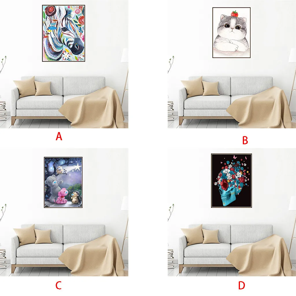 

2019 Household Painting 5D Embroidery Paintings Rhinestone Pasted DIY Diamond Painting Cross Stitch diamond painting tools