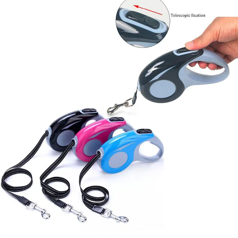 Running Walking Automatic Retractable Dog Leash For Cat Easy Gripping