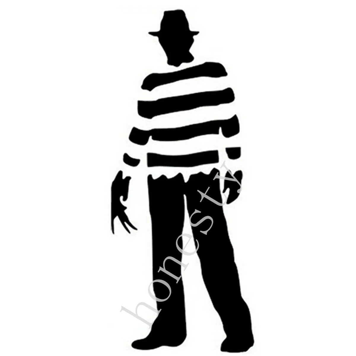 Stiker Dekorasi Mobil Mobil Zombie Horror Belakang Stiker