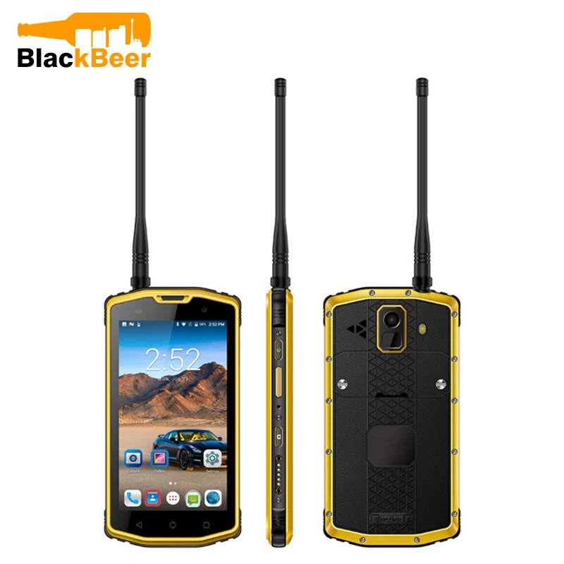 UNIWA S962B 5,0 4G смартфон с двумя sim-картами карты 5100 мАч Android 7,0 мобильный телефон UHF PTT IP68 Водонепроницаемый мобильного телефона nfc-рация
