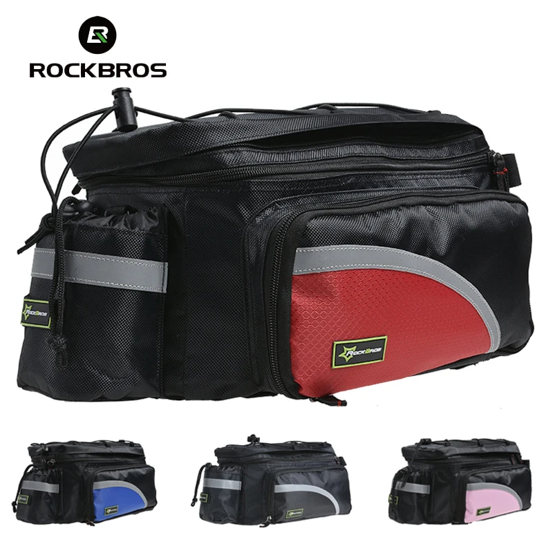 

ROCKBROS Bike Bag Waterproof Bicycle Trunk Bag Outdoor Cycling Travel Backpack Bike Rear Seat Panniers Bag Accessories