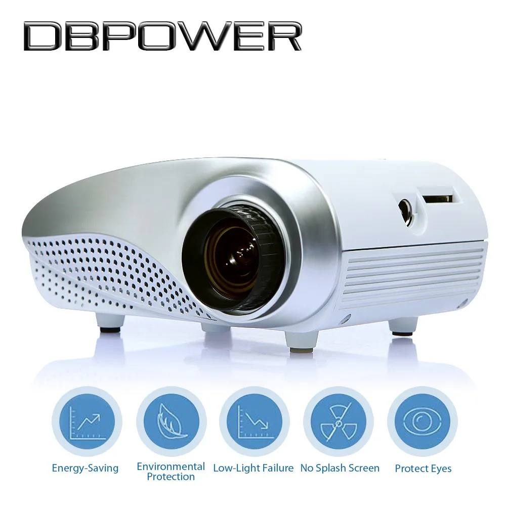 DBPOWER Mini LED Projector 10001 Hdmi Portable Pico proyectore Theater