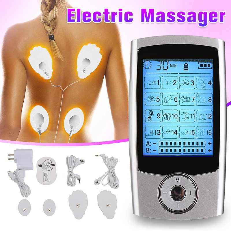 

Ten Unit 16 Modes Electric Massage Pain Relief Muscle Therapy StimulationAdjustable Lightweight LCD Display
