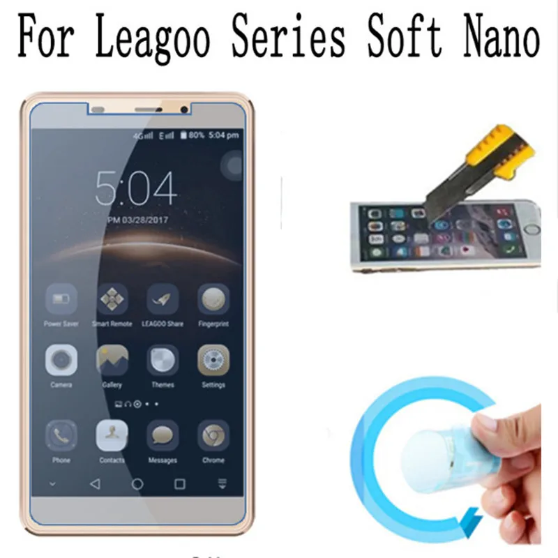 Защитная пленка для Leagoo M8 Pro M5 Plus супермягкая Противоударная нано-пленка T5 T5S T10 не