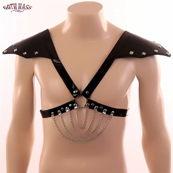 

2018 Fashion Harness Body Belts Sexy High Waist Garter Belts Bonding Belts Punk Bandages Adjustable gay game wear