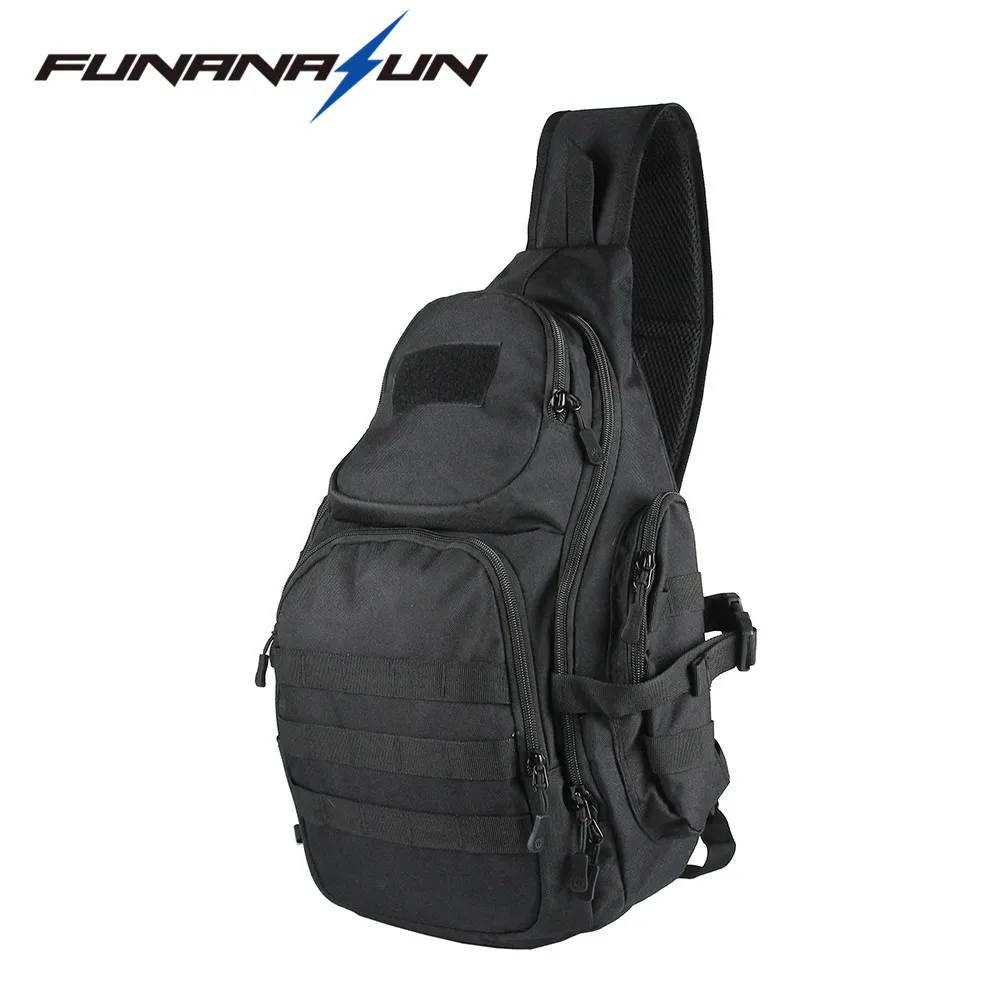 Title: 14 Iches Laptop Molle Military Backpack Men Nylon Sports Bag Shoulder Sling Waterproof Men's Travel Tactical Backpack
