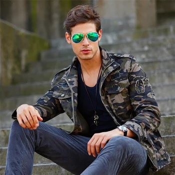 

Militare Windbreaker Spring and Autumn Bomber Men Jacket Army Military 100% Cotton Plus Size 4XL Casual Clothing