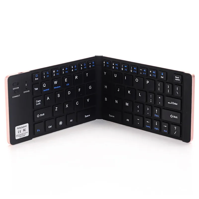 

Ultru Slim Folding Portable Wireless Bluetooth Keyboard For Windows Android For Tablet PC A8