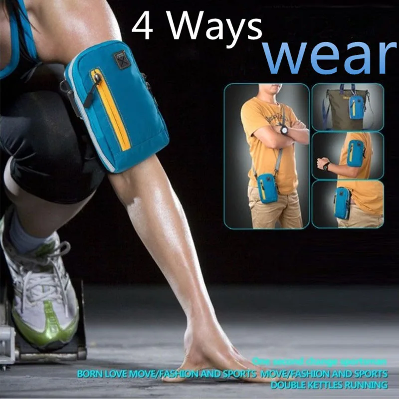

Multi-Functional Armband Bag Case Cover Climbing Running Arm Band Universal Waterproof Outdoor Sport Mobile Phone Holder Pouch