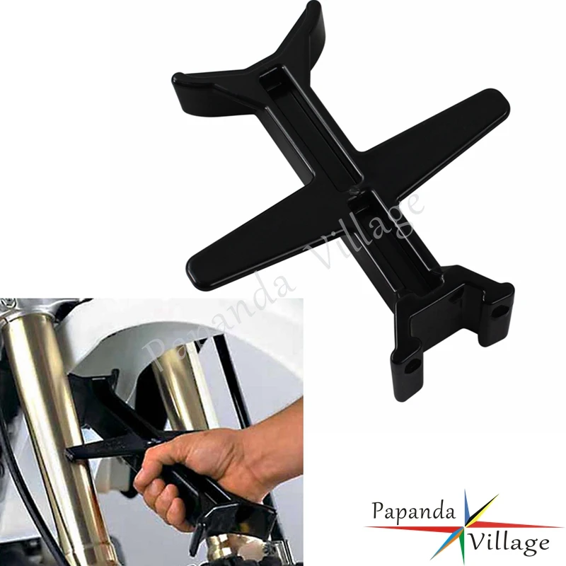 

Universal Motorcycle Black Dirt Bike Fork Support Tie Down Brace Transportation Protection for Yamaha WR250 TTR KTM EXC SX