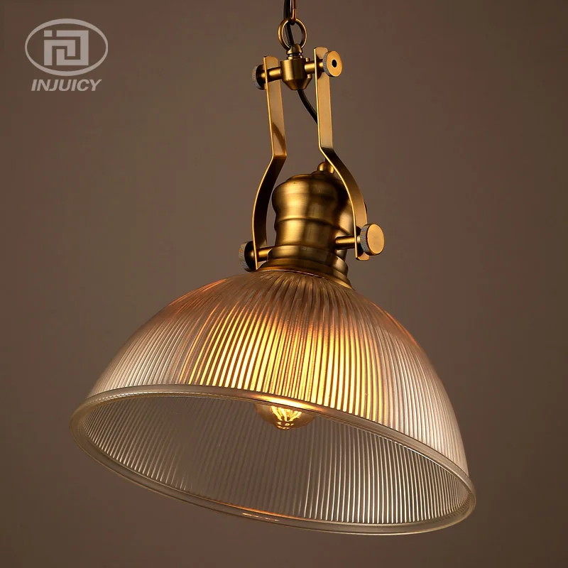 Винтажный промышленный подвесной светильник в стиле лофт, медный ...