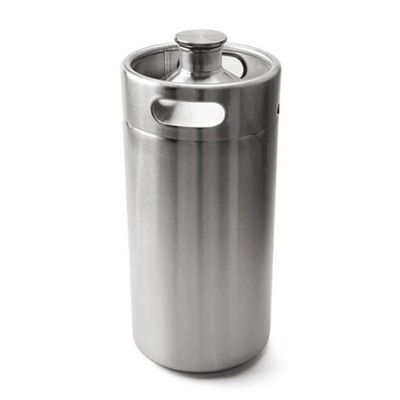

8L Home Beer Mini Keg 304 Stainless Steel Beer Keg Home Brew Beer Bottle Mini Keg For Making Bar Accessories Brew Tool