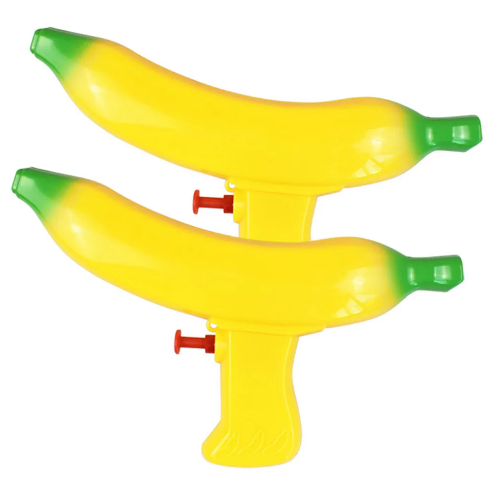 

Huang Neeky #501 New funny toy 2 PC Children Summer Outdoor Beach Water Toys Banana Shape Playing Water Toy yellow Free shipping