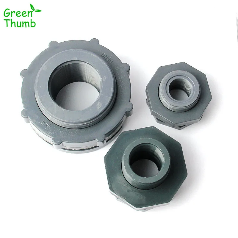 

8pcs 1/2"/ 3/4" /1" Female Thread Socket Type PVC Adapt For Water Tank/Plastic Water Tower/Pool/Socket Waterproof Connectors