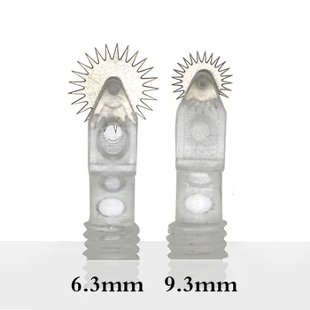 

50pcs 6.3mm Disposable Microblading roller Needles Tattoo Eyebrow Fog Embroidery Pin for Permanent Makeup Micro Manual Pens