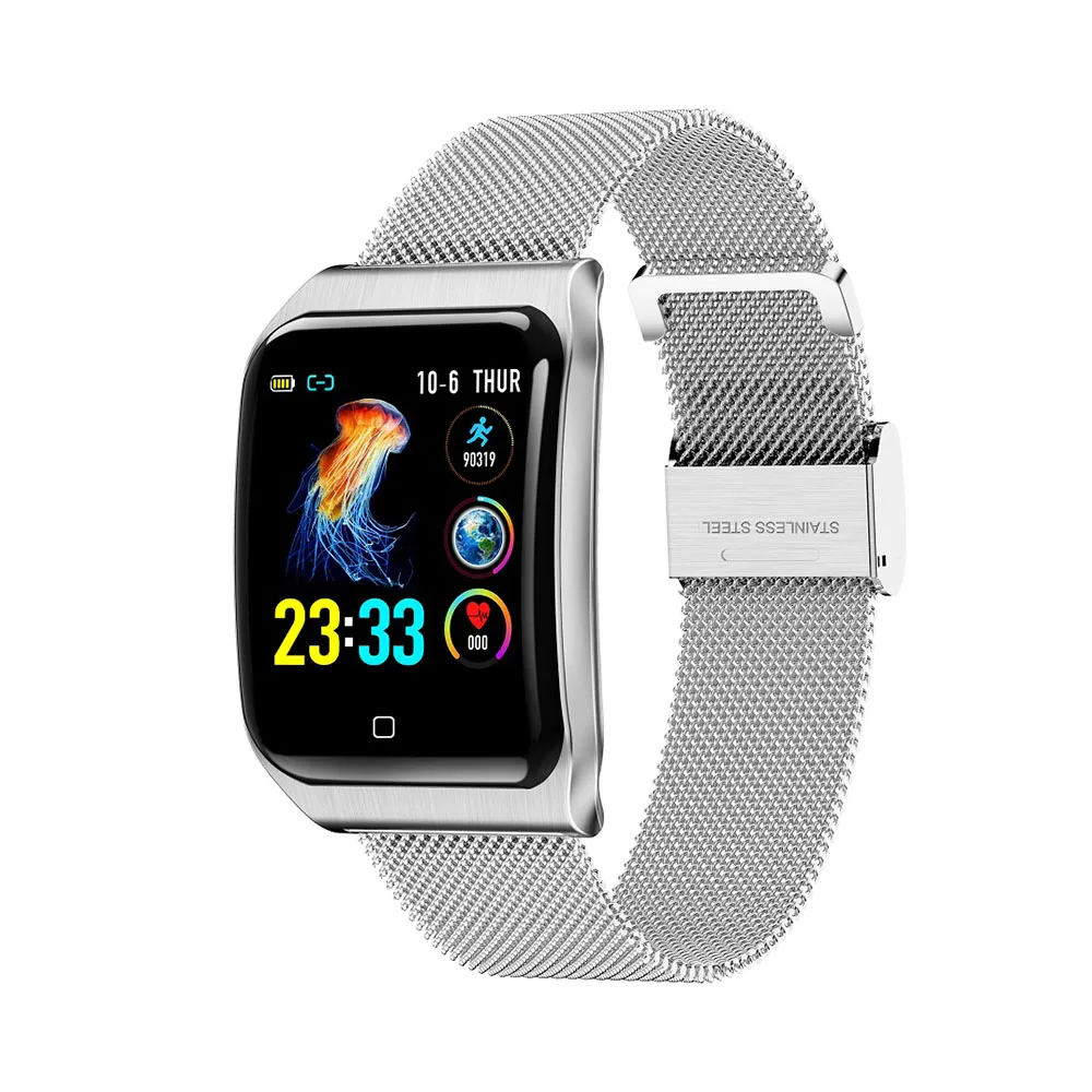 Torntisc F9 полностью металлический материал Смарт-часы мультиспортивный режим фитнес-трекер Smartwatch пульсометр кровяное давление для мужчин и женщин - Цвет: silver