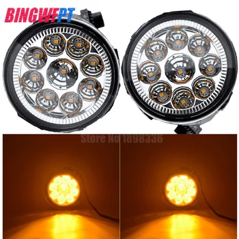 

2pcs Front LED Fog Lights Car Styling Right+Left Halogen Lamp 12V 55W Bulb Assembly For Nissan Juke Hatchback 2010-2014