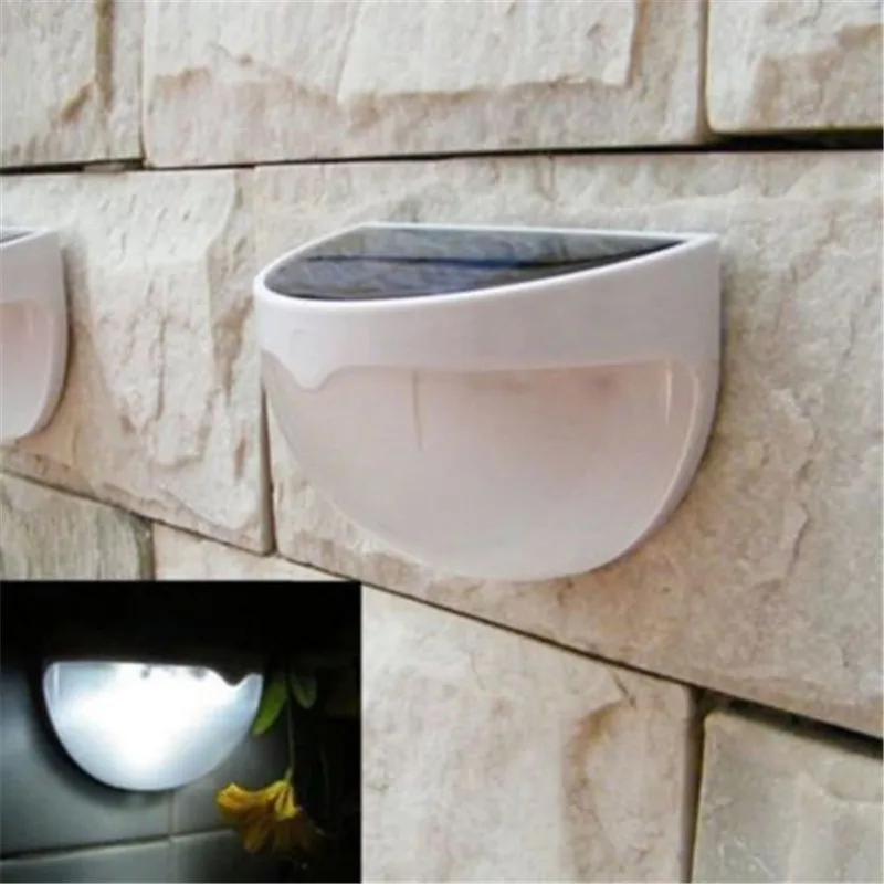 Высокое качество солнечной энергии сенсор 6 светодиодный настенный светильник уличный садовый забор водонепроницаемый светильник
