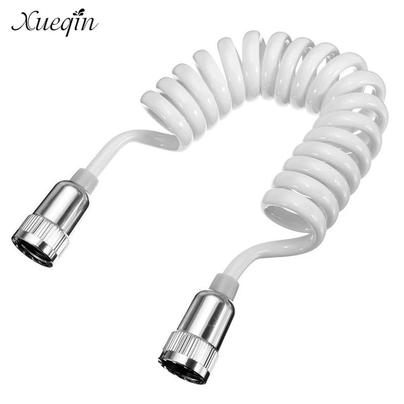 

Xueqin ABS Telephone Line Style Spring Flexible Shower Hose Water Plumbing Toilet Bidet Sprayer Gun Connect Pipe